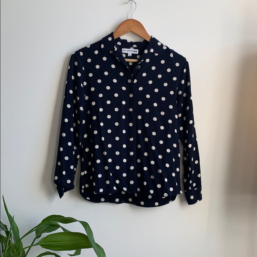 Ines De La Fressange - Uniqlo - Polka Dot Blouse